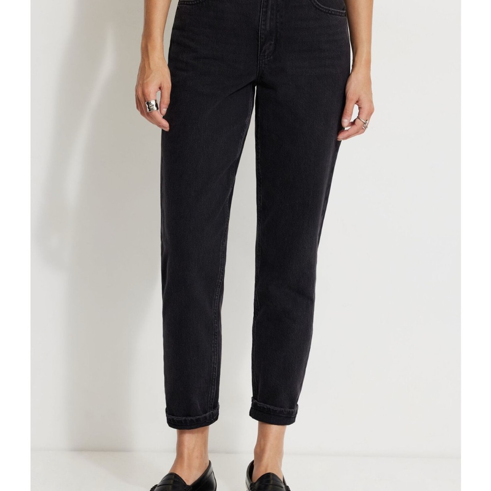 Dynamite Black Ankle Cropped Jeans
